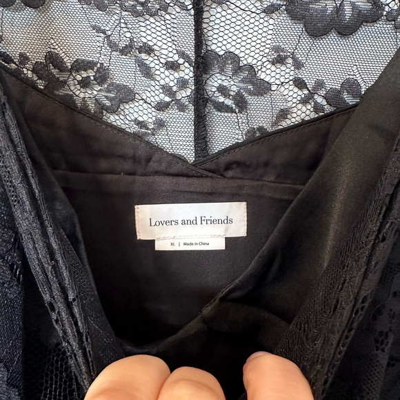 Lovers + Friends Black Shay Gown - Picture 3 of 4